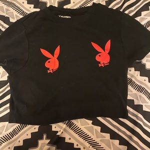 Playboy bunny crop top